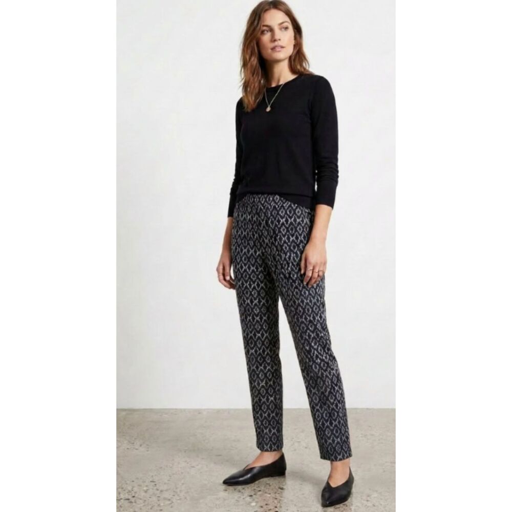 Banana Republic Ikat Drapey Pull On High Rise Pant Women's Size 10